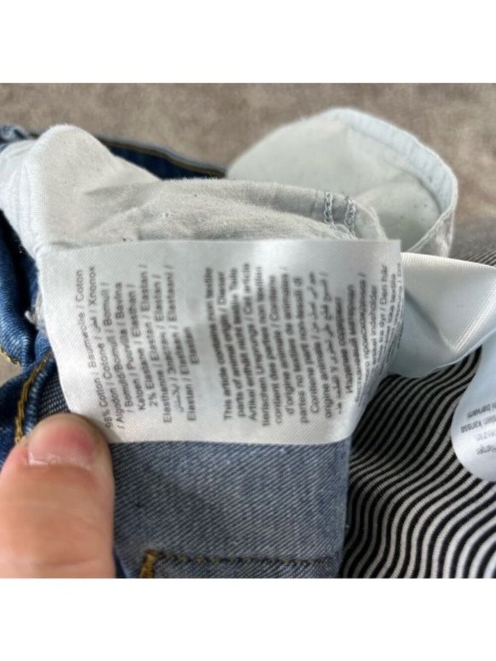 ASOS Jefferson Distressed Blue Ripped Jeans - Picture 11 of 12